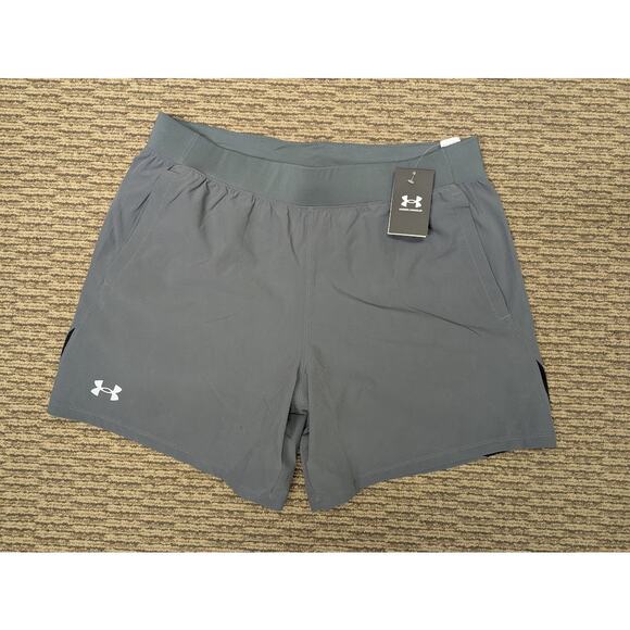Under Armour Speedpocket 7” Running Shorts Men’s XL Gray NEW NWT Performance - Picture 1 of 11